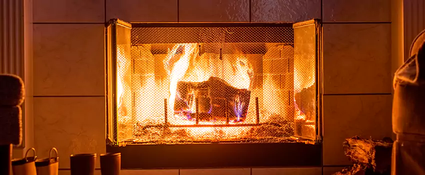 Mendota Hearth Landscape Fireplace Installation in Conway, South Carolina