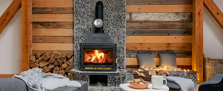 Thelin Hearth Products Direct Vent Gas Stove Fireplace Inspection in Conway, South Carolina